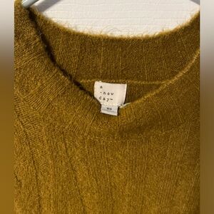 Preloved - A new day (Target) Women's Long Sleeve Rib-Knit Sweater maxi Dress